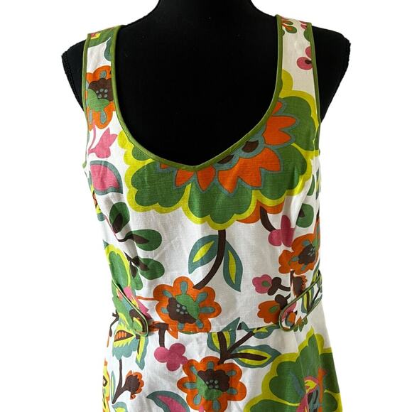 Boden Women's Vintage Mod Sheath Floral Dress Multicolor Size US 6 - Picture 3 of 11